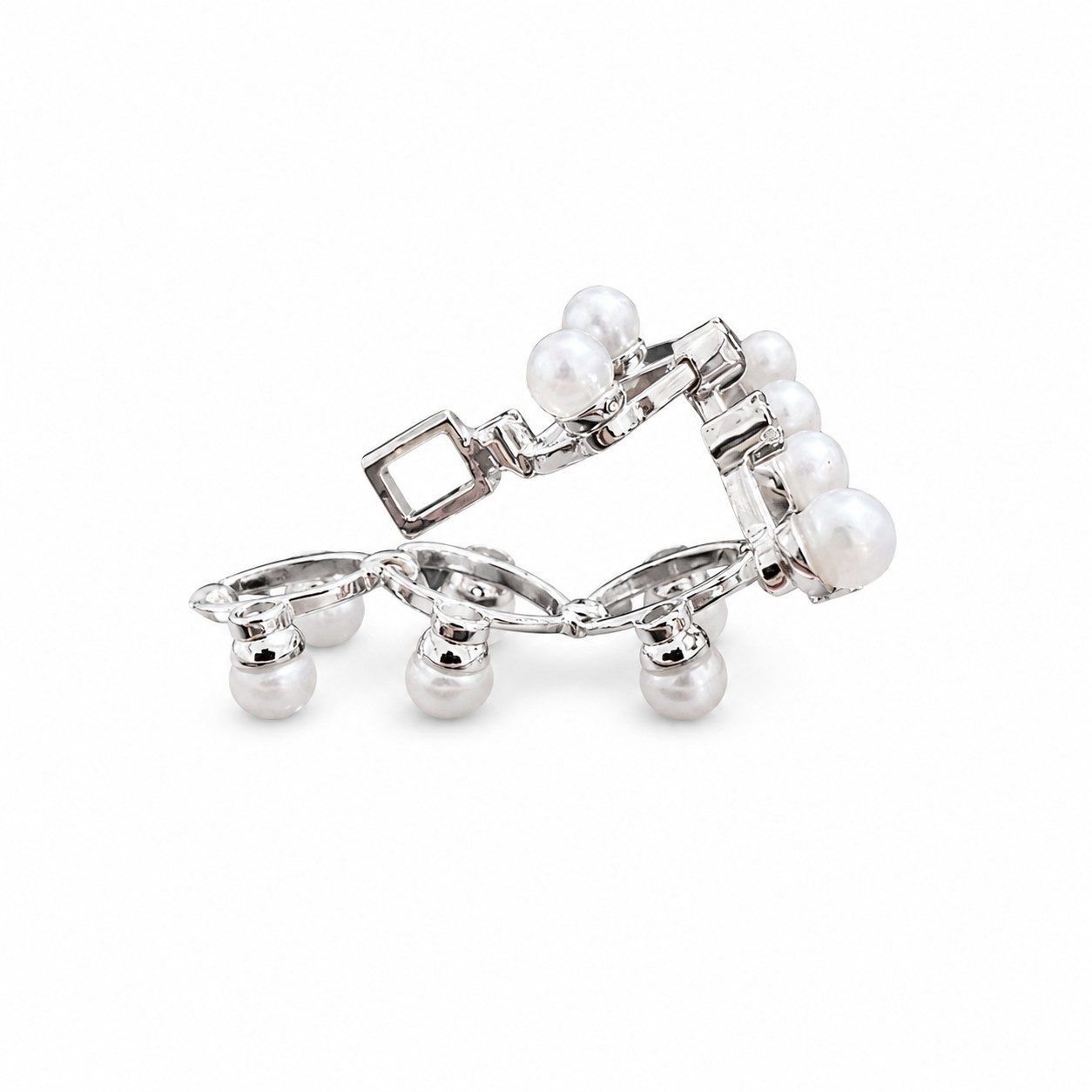 14K White Gold Women Cross