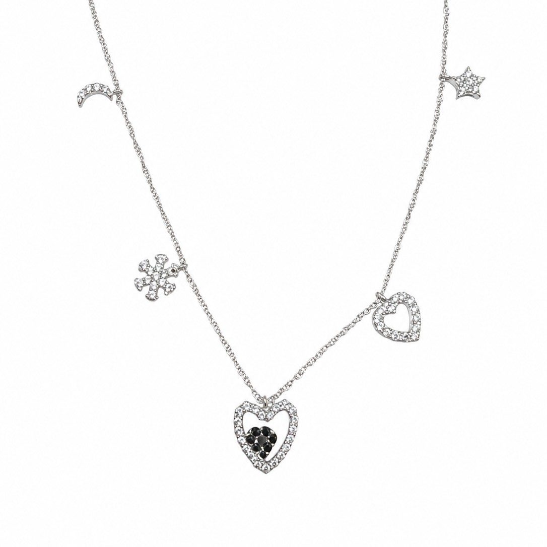 14K White Gold Women Necklace