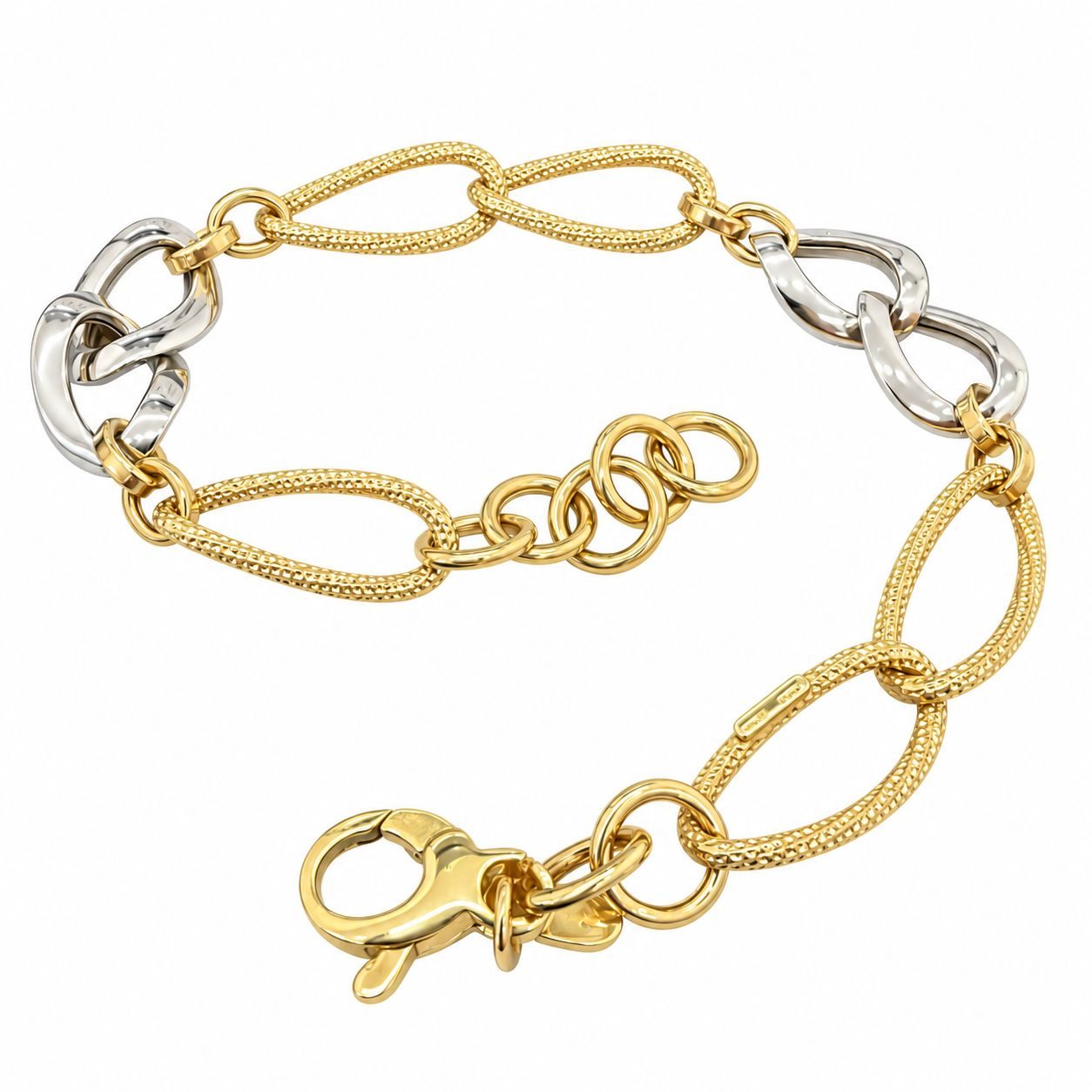 14K Two-Tone Gold Women Bracelet