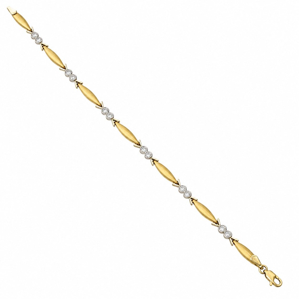 14K Two-Tone Gold Women Bracelet