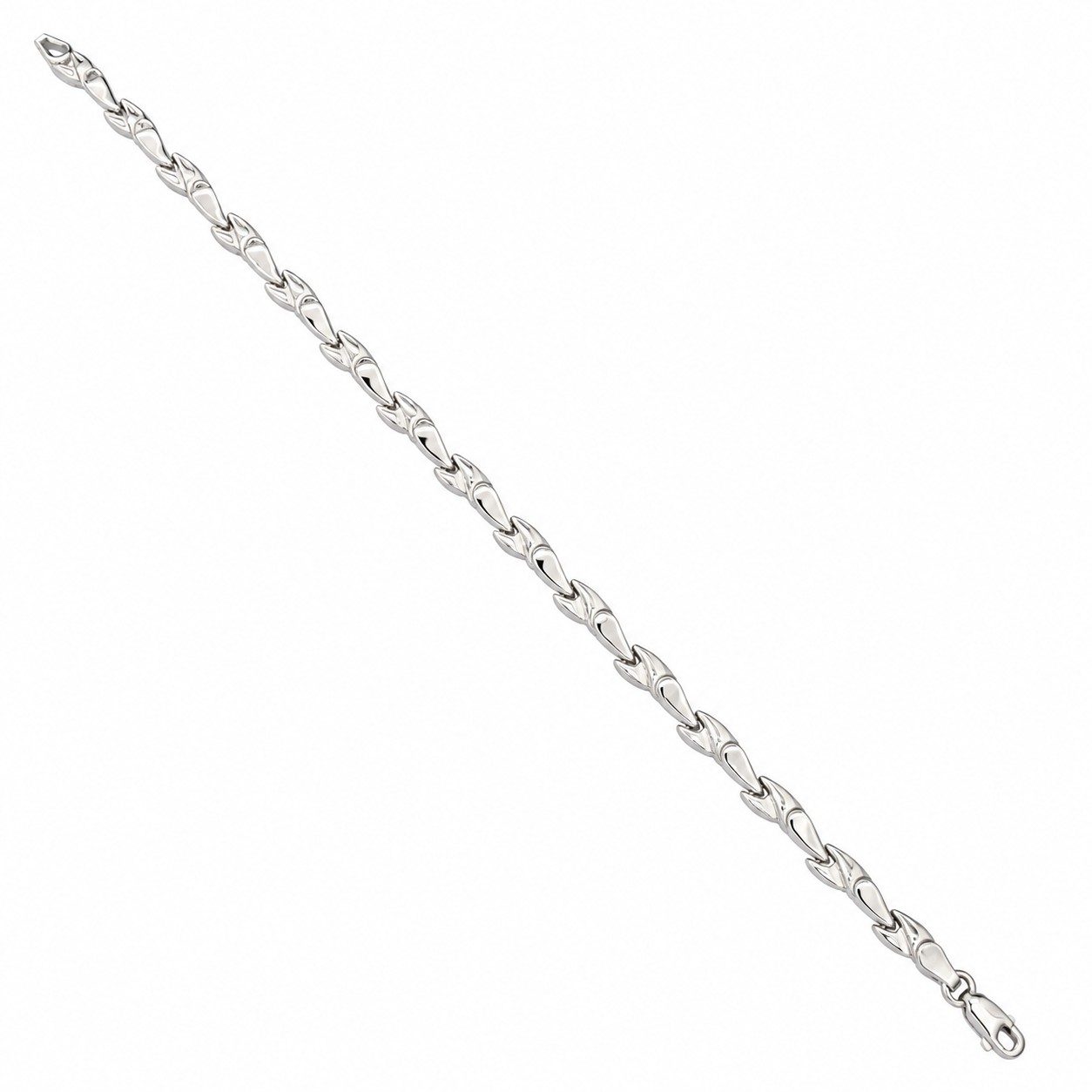14K White Gold Women Bracelet