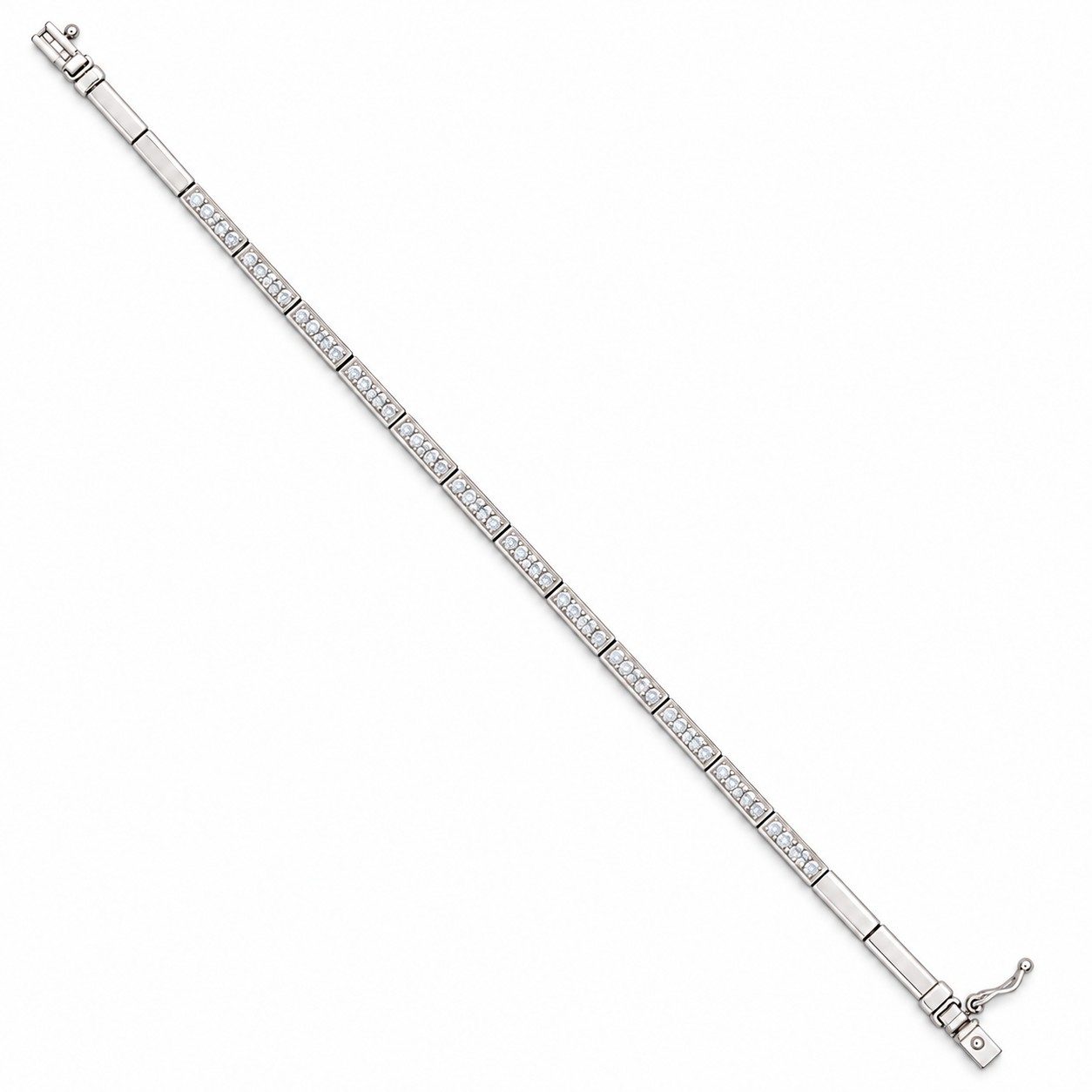 14K White Gold Women Bracelet