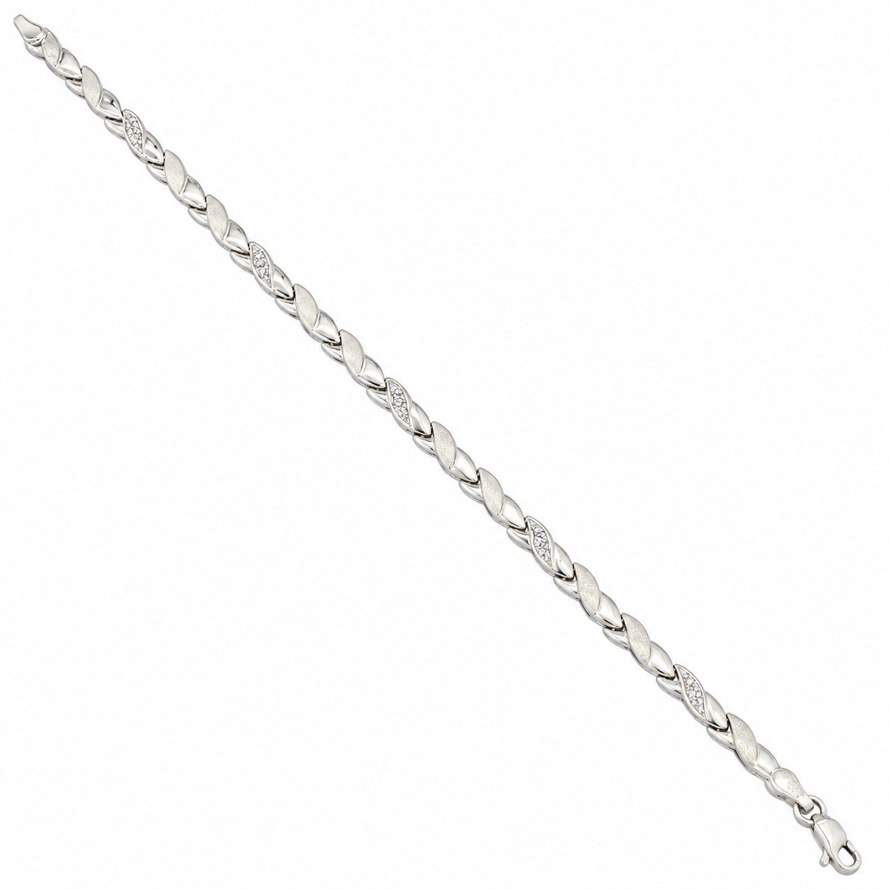 14K White Gold Women Bracelet