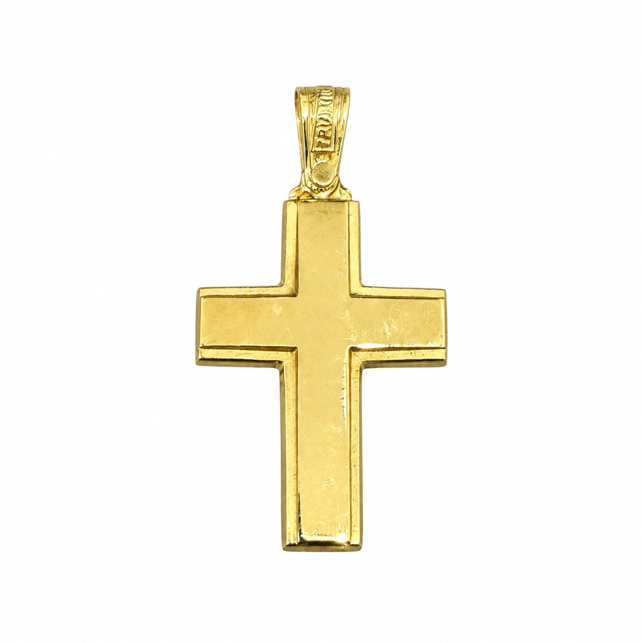 14K Gold Men Cross
