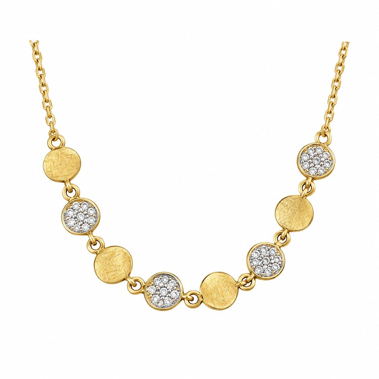 14K Two-Tone Gold Women Necklace