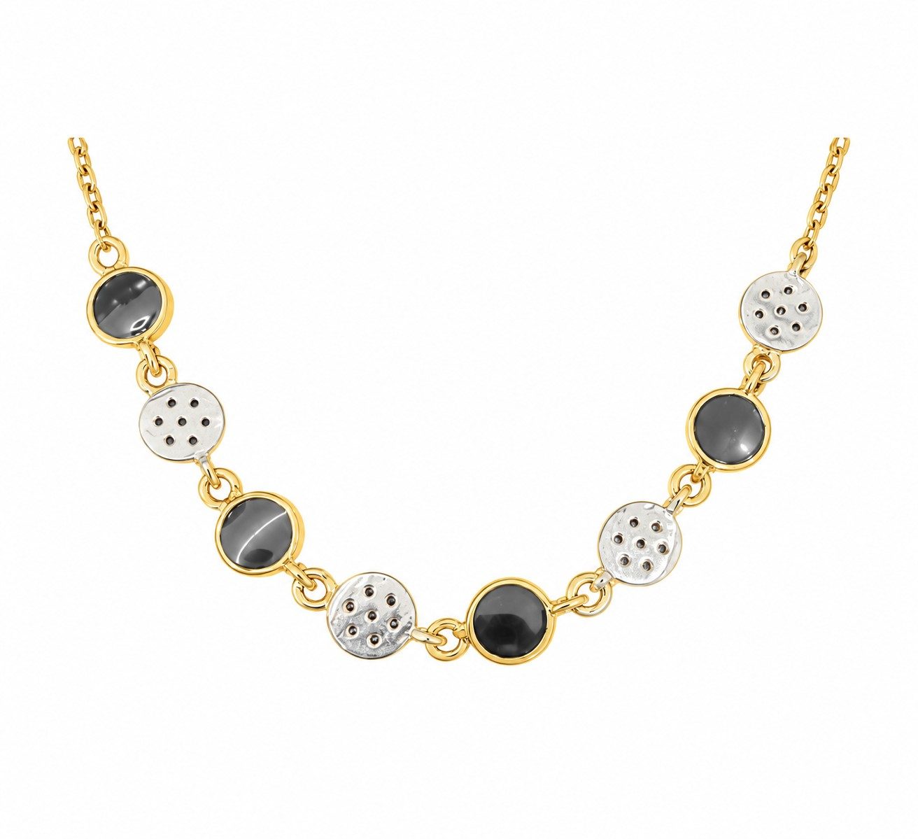 14K Two-Tone Gold Women Necklace