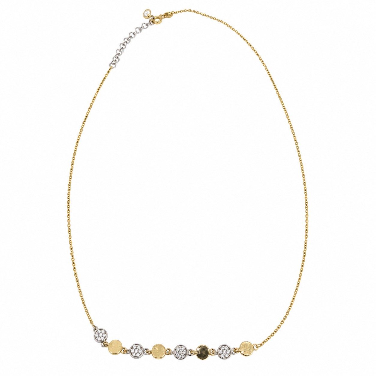 14K Two-Tone Gold Women Necklace