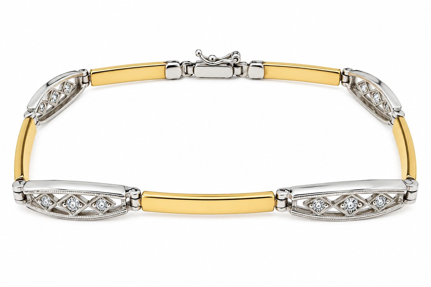 14K Two-Tone Gold Bracelet