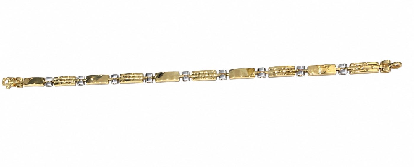 14K Two-Tone Gold Men Bracelet