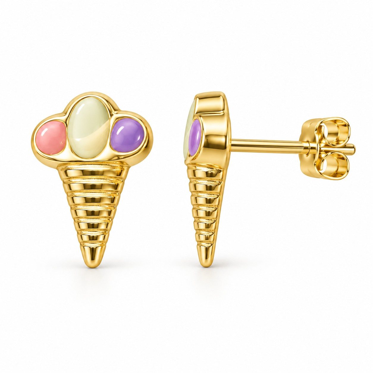 14K Gold Kids Earrings