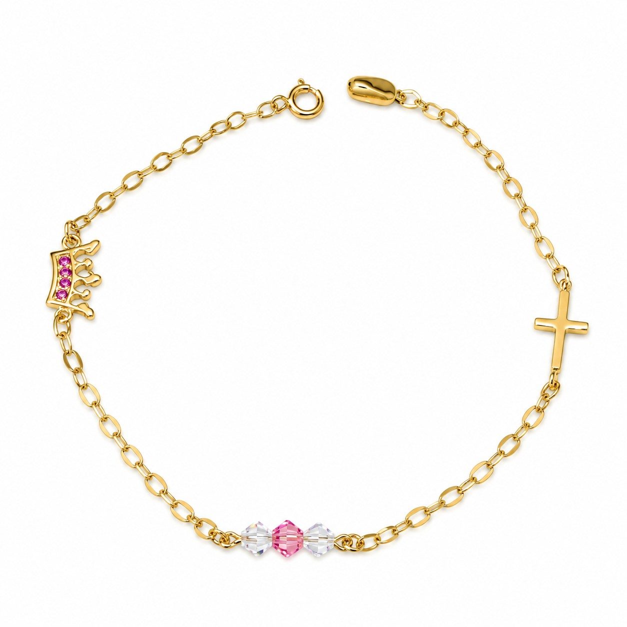 14K Gold Kids Bracelet