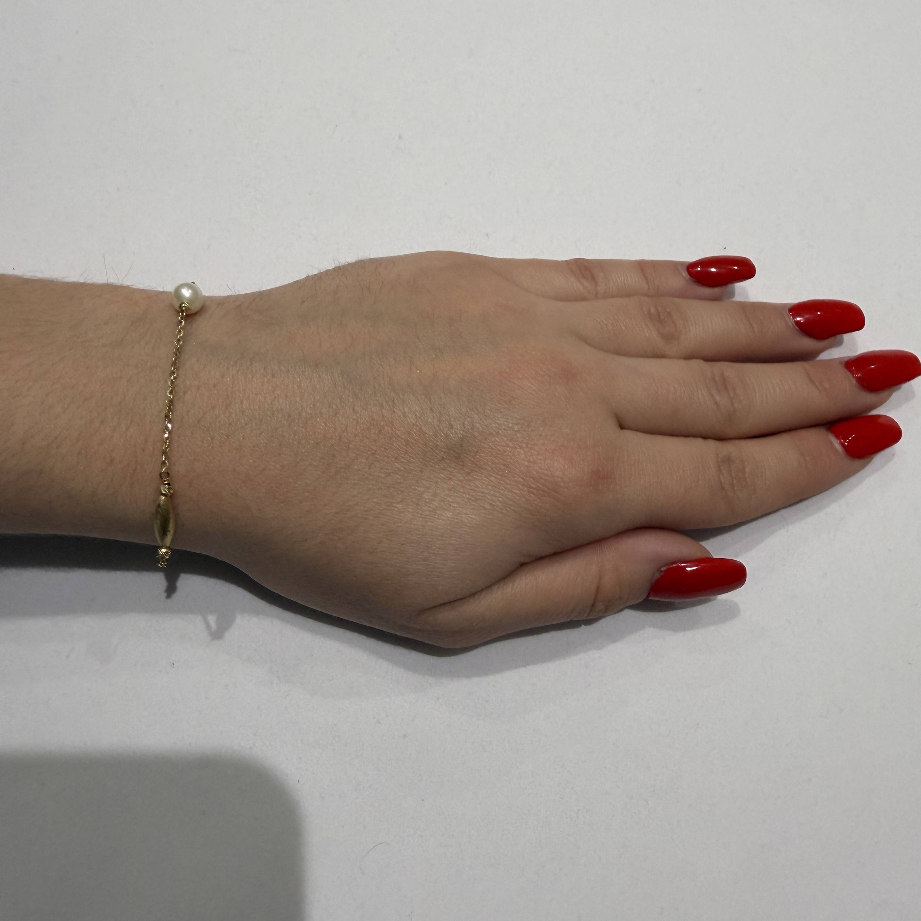 Χρυσό γυναικείο βραχιόλι Κ14